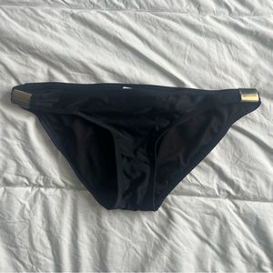 Xhilaration gold black bikini bottom swim medium